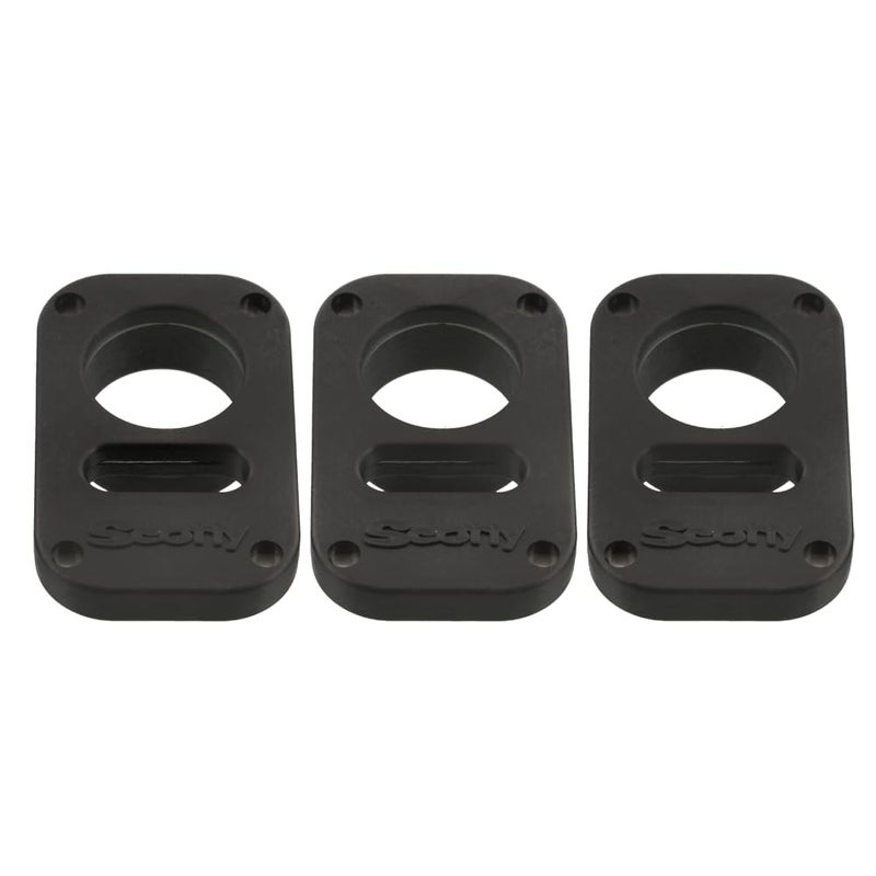 Scotty #3134 Downrigger Lock Set, 3-Pieces (Padlocks NOT Supplied),Black - Image 1
